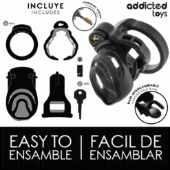 ADDICTED TOYS LOCKED - ETERNAL LOCK JAULA PARA PENE 9 CM - piKanteo | Despierta tu lado más piKante