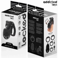 ADDICTED TOYS LOCKED - MINDNIGHT CELL JAULA PARA PENE 4.2 CM TALLA M - piKanteo | Despierta tu lado más piKante