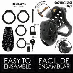 ADDICTED TOYS LOCKED - CHAINED HOLLOW JAULA PARA PENE 10,5 CM - piKanteo | Despierta tu lado más piKante