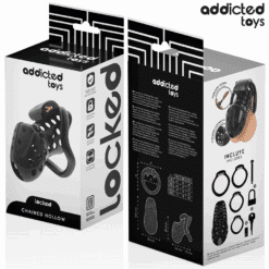 ADDICTED TOYS LOCKED - CHAINED HOLLOW JAULA PARA PENE 10,5 CM - piKanteo | Despierta tu lado más piKante