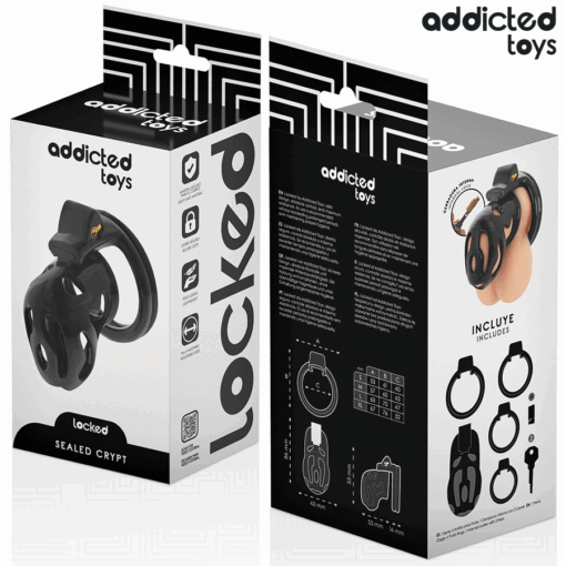 ADDICTED TOYS LOCKED - SEALED CRYPT JAULA PARA PENE 8 CM - Imagen 6