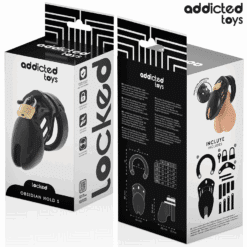 ADDICTED TOYS LOCKED - OBSIDIAN HOLD JAULA PARA PENE TALLA S - piKanteo | Despierta tu lado más piKante