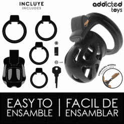 ADDICTED TOYS LOCKED - SILENT KEEP JAULA PARA PENE 7,5 CM - piKanteo | Despierta tu lado más piKante
