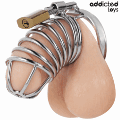ADDICTED TOYS LOCKED - IRON CELL JAULA PARA PENE DE METAL TALLA M - piKanteo | Despierta tu lado más piKante