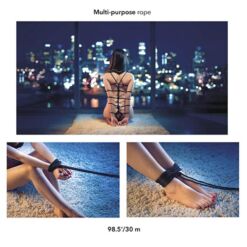 CALEXOTICS - SCANDAL CUERDA BDSM NEGRA 30 M - piKanteo | Despierta tu lado más piKante