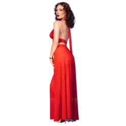 CHILIROSE - CR 4857 SET TOP Y PANTALONES ROJO TALLA M - piKanteo | Despierta tu lado más piKante