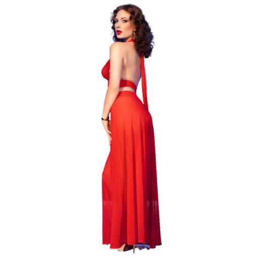 CHILIROSE - CR  4857 SET TOP Y PANTALONES ROJO TALLA XL - Imagen 2
