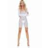 PASSION - BS110 BODYSTOCKING PUNTOS BLANCO