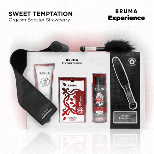BRUMA XPERIENCE - KIT TENTACIÓN DULCE FRESA CON POTENCIADOR DE ORGASMOS - Imagen 2