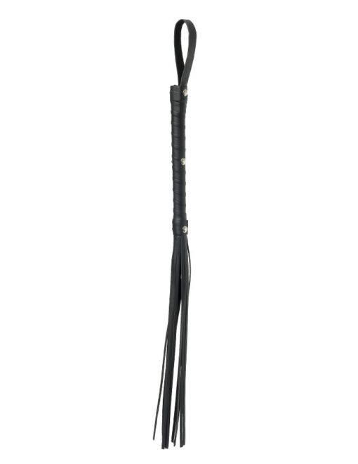 FETISH FANTASY LIMITED EDITION - LATIGO AZOTADOR PIEL NEGRO - Imagen 2