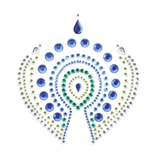BIJOUX - INDISCRETS FLAMBOYANT AZUL & VERDE - Imagen 4