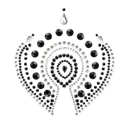 BIJOUX - INDISCRETS FLAMBOYANT NEGRO & PLATA - Imagen 3