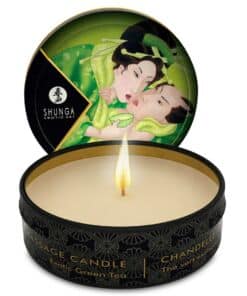 SHUNGA - MINI CARESS BY CANDELIGHT VELA MASAJE TÉ VERDE 30 ML