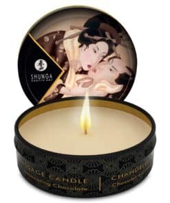 SHUNGA - MINI CARESS BY CANDELIGHT VELA MASAJE CHOCOLATE 30 ML
