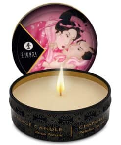SHUNGA - MINI CARESS BY CANDELIGHT VELA MASAJE ROSAS 30 ML