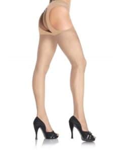 LEG AVENUE - MEDIAS CON LIGUERO ADJUNTO NUDE