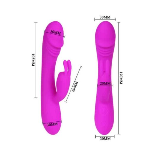 PRETTY LOVE - SMART VIBRADOR CON RABBIT 30 MODOS HUNTER - Imagen 5