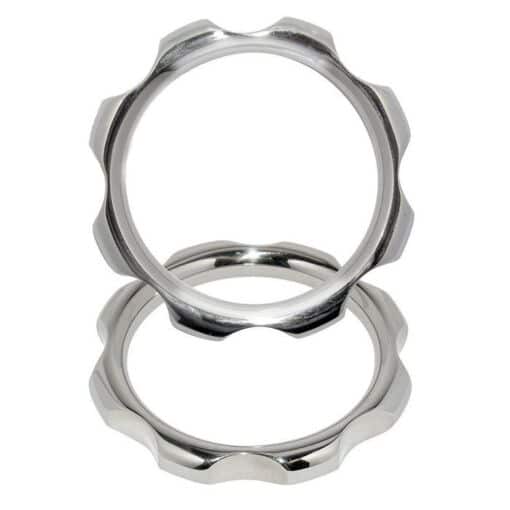 METAL HARD - ANILLO TORQUE METAL PARA PENE Y TESTÍCULOS 45 MM - Imagen 2