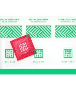 CONFORTEX - SABANAS HIGIÉNICAS DESECHABLES INVIDUAL + PRESERVATIVO FRESA