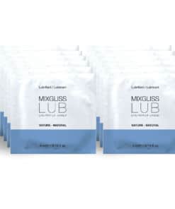MIXGLISS - LUBRICANTE BASE DE AGUA NATURAL 12 MONODOSIS 4 ML