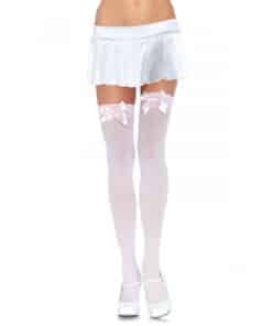 LEG AVENUE - MEDIAS NYLON ROSA
