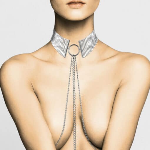 BIJOUX - DÉSIR MÉTALLIQUE COLLAR METLICO PLATEADO - Imagen 3