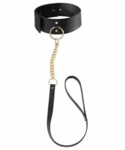 BIJOUX INDISCRETS MAZE - COLLAR CON CORREA NEGRO