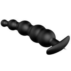 PRETTY LOVE - PLUG ANAL SILICONA ESTIMULACIÓN EXTRA Y 12 MODOS VIBRACIÓN NEGRO CONTROL REMOTO - piKanteo | Despierta tu lado más piKante