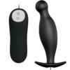 PRETTY LOVE - PLUG ANAL SILICONA 12 MODOS VIBRACIÓN NEGRO - piKanteo | Despierta tu lado más piKante