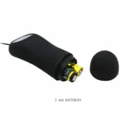 PRETTY LOVE - PLUG ANAL SILICONA 12 MODOS VIBRACIÓN NEGRO - piKanteo | Despierta tu lado más piKante