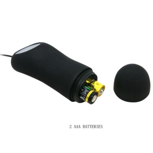 PRETTY LOVE - PLUG ANAL SILICONA 12 MODOS VIBRACIÓN NEGRO - Imagen 6