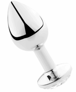 SECRETPLAY - PLUG ANAL ALUMINIO TRANSPARENTE 7 CM