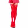 LEG AVENUE - MEDIAS ROJAS CON LAZO ROJO TALLA ÚNICA