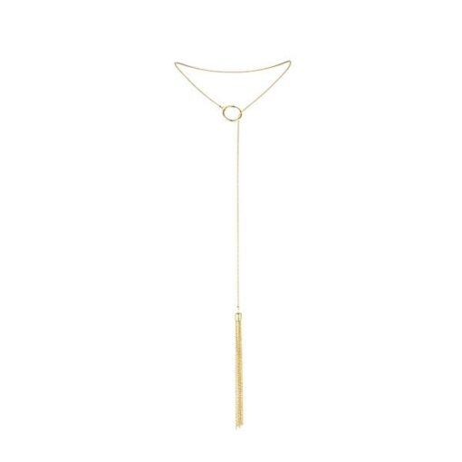 BIJOUX - MAGNIFIQUE COLLAR METLICO CON FLECOS DORADO - Imagen 2