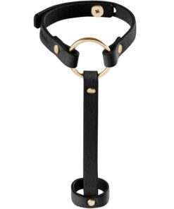 BIJOUX - INDISCRETS MAZE BRAZALETE / ARNÉS PARA MANOS NEGRO