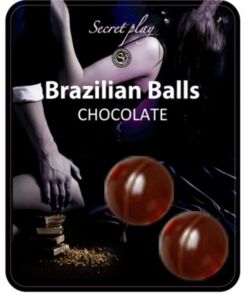 SECRETPLAY - BRAZILIAN BALLS  CHOCOLATE SET 2 BOLAS