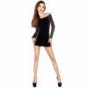 PASSION - WOMAN BS025 BODYSTOCKING ESTILO VESTIDO NEGRO TALLA ÚNICA - piKanteo | Despierta tu lado más piKante