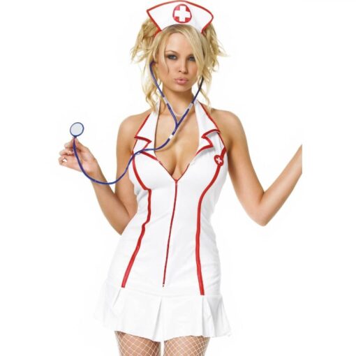 LEG AVENUE - COSTUMES - DISFRAZ JEFA ENFERMERIA 3 PIEZAS TALLA S/M - Imagen 2