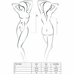 PASSION - WOMAN TRIXY TEDDY NEGRO TALLA L/XL - piKanteo | Despierta tu lado más piKante