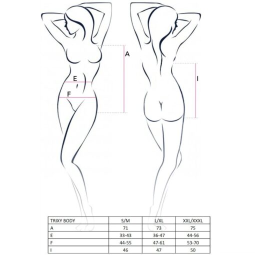 PASSION - WOMAN TRIXY TEDDY NEGRO TALLA L/XL - Imagen 2