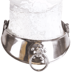 METAL HARD - COLLAR RESTRINGIDOR CON ANILLA