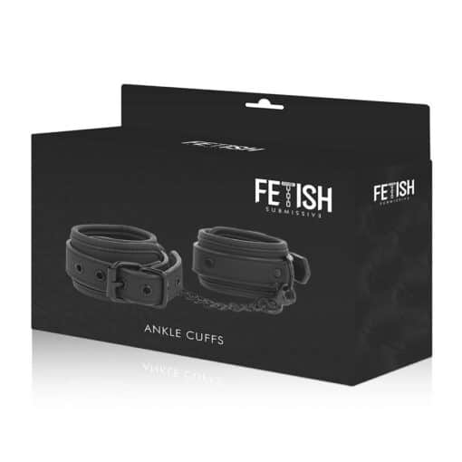 FETISH SUBMISSIVE - ESPOSAS TOBILLOS CUERO VEGANO CON FORRO DE NEOPRENO - Imagen 9