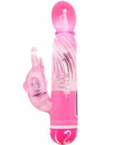 BAILE - VIBRADOR MULTIVELOCIDAD CON ESTIMULADOR ROSA