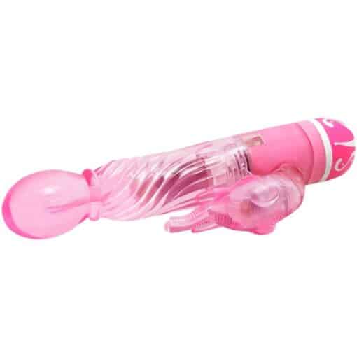 BAILE - VIBRADOR MULTIVELOCIDAD CON ESTIMULADOR ROSA - Imagen 3