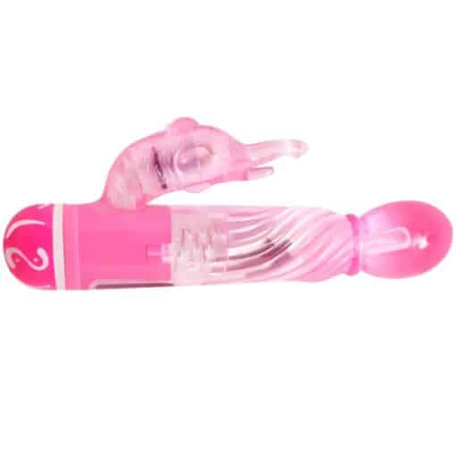BAILE - VIBRADOR MULTIVELOCIDAD CON ESTIMULADOR ROSA - Imagen 4