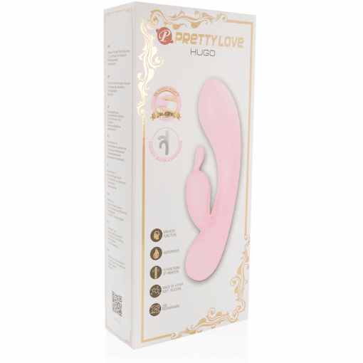 PRETTY LOVE - SMART HUGO VIBRADOR RABBIT CON OREJITAS - Imagen 2