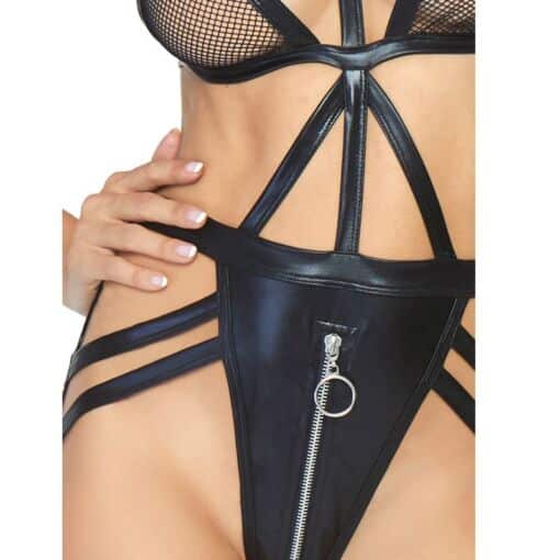 LEG AVENUE - TEDDY ESTILO BDSM TALLA M/L - Imagen 3