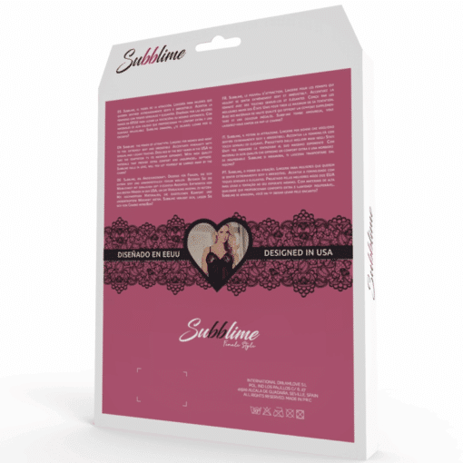 SUBBLIME - FETISH CORSET CORREAS CRUZADAS S/M - Imagen 4