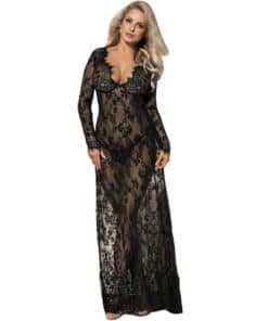 SUBBLIME - VESTIDO LARGO MANGA LARGA L/XL