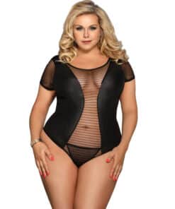 SUBBLIME - FETISH TEDDY MANGA CORTA TALLA GRANDE